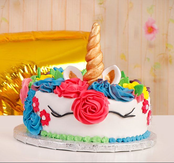 Tarta de Unicornio de fondant