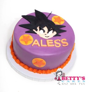 tarta cumpleaños Dragonball bettys cakes