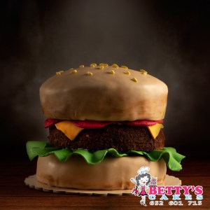 tarta hamburguesa de fondant bettys cakes