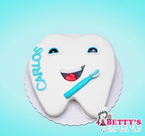TARTA DENTISTA FONDANT
