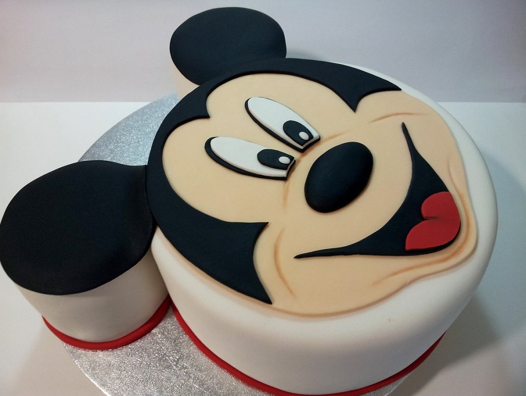 tarta de mickey mouse de fondant