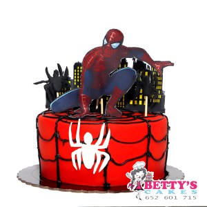 TARTA FONDANT SPIDER MAN