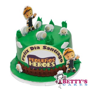 Tarta Pequeños Heroes
