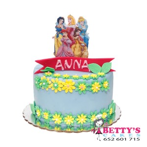 tarta princesas disney