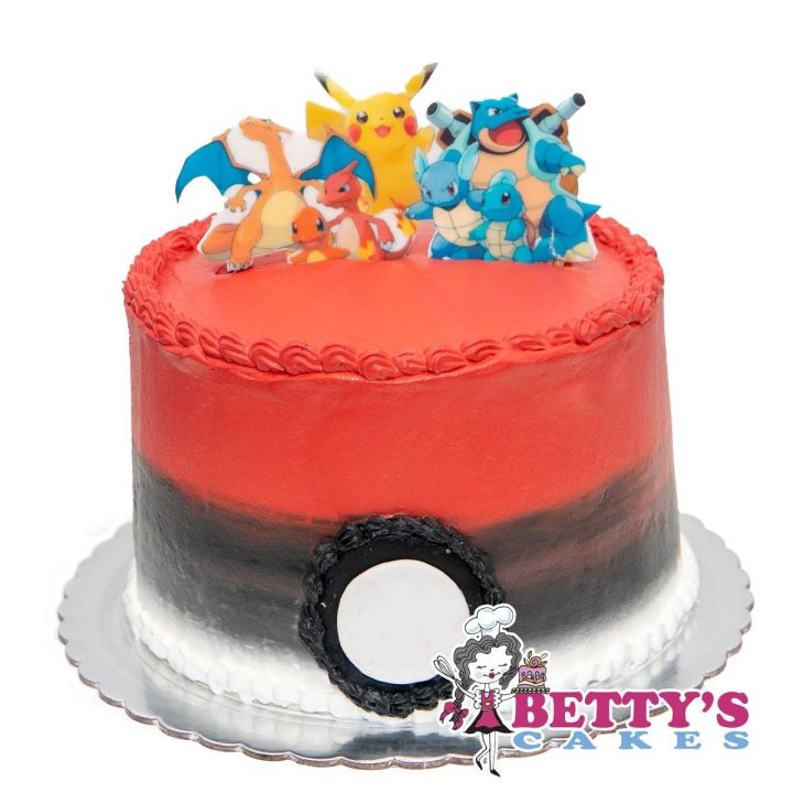 tarta pokemon fondant