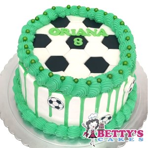 tarta balon de futbol